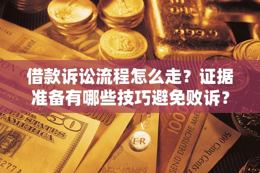 武汉借款诉讼流程怎么走？证据准备有哪些技巧避免败诉？