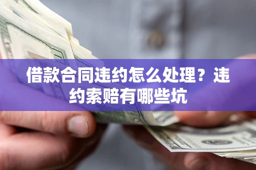 武汉借款合同违约怎么处理？违约索赔有哪些坑