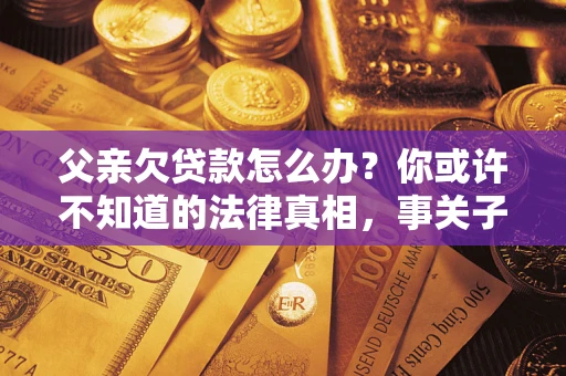武汉父亲欠贷款怎么办？你或许不知道的法律真相，事关子女未来