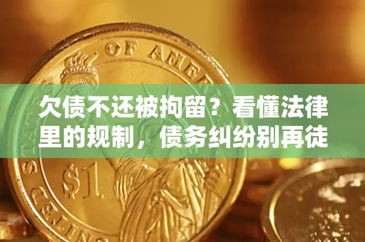 武汉欠债不还被拘留？看懂法律里的规制，债务纠纷别再徒劳奔波