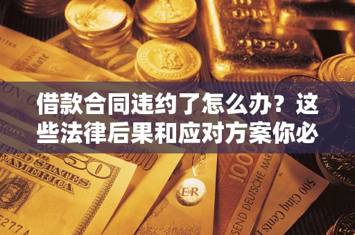 武汉借款合同违约了怎么办？这些法律后果和应对方案你必须知道